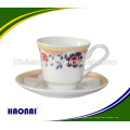 220ml porcelain coffee cup and saucer